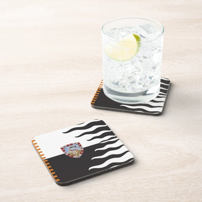 Contrada della Lupa (She-Wolf) Palio di Siena Coaster (Right Side)