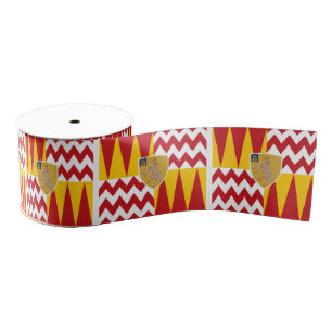 Contrada di Valdimontone (Valley of the Ram) Grosgrain Ribbon