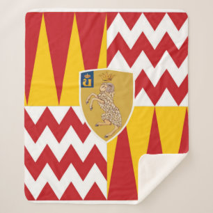 Contrada di Valdimontone (Valley of the Ram) Sherpa Blanket