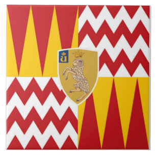 Contrada di Valdimontone (Valley of the Ram) Tile