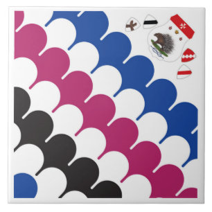 Contrada Sovrana dell' Istrice  (Porcupine) Palio Tile