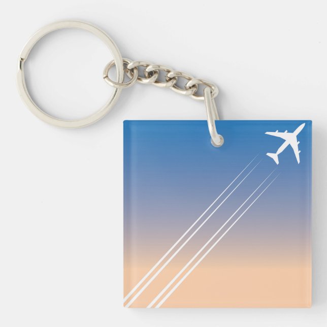 CONTRAIL Acrylic Key Tag Ring (Front)
