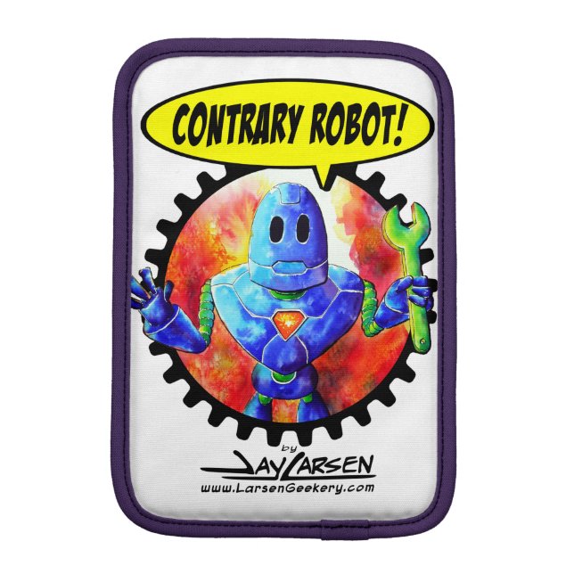 Contrary Robot Tablet Sleeve (Back)