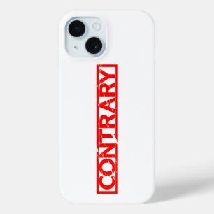Contrary Stamp iPhone 15 Case