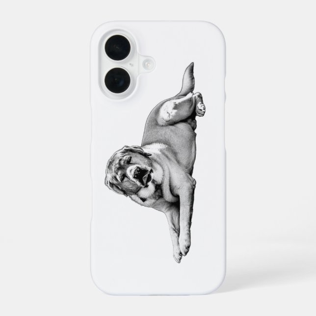 Contrast Guardian iPhone 16 Case (Back)