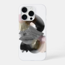 Contrast Minimal Abstract Art iPhone 16 Pro Case