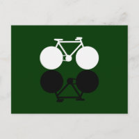contrasting bicycles graphic