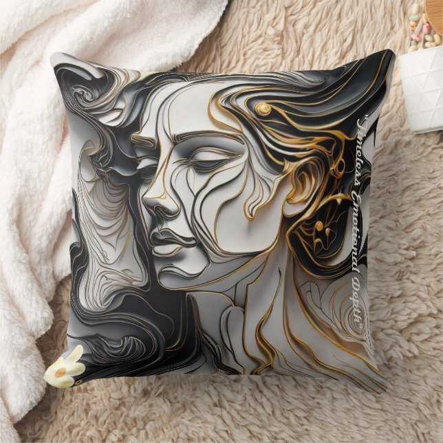 "Contrasting Sentiments Rise" Cushion (Blanket)