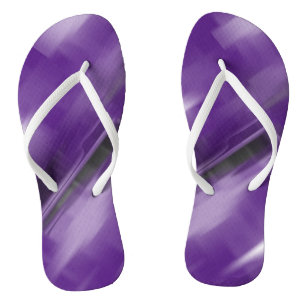 Contrasting Violet Vanishing Shapes Jandals