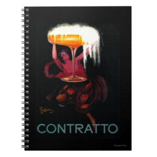 Contratto Vintage PosterEurope Notebook