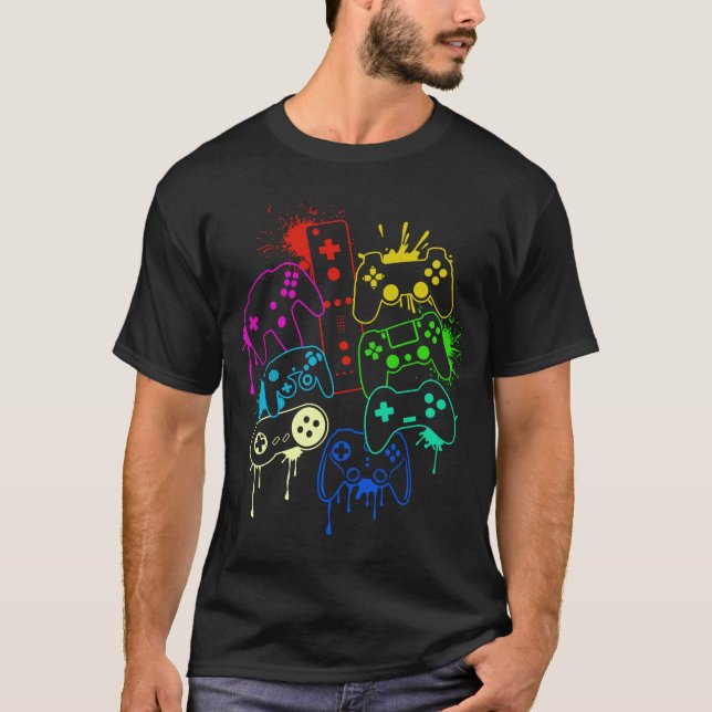 Control all the Things Video Game Controller  3 T-Shirt (Front)