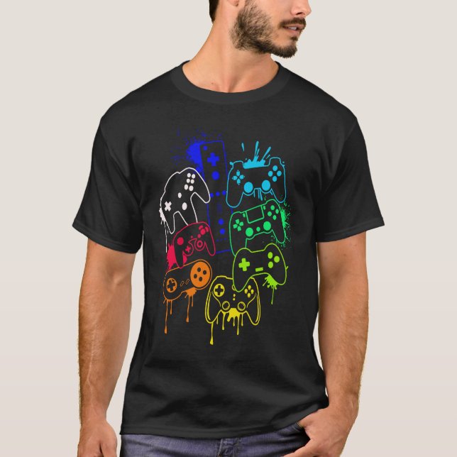 Control all the Things Video Game Controller  3 T-Shirt (Front)