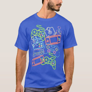 Control All The Things Video Game Controller 80's T-Shirt