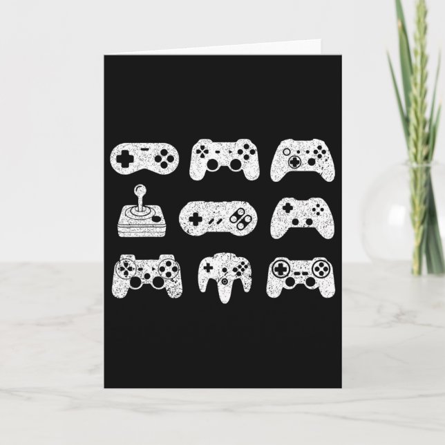 Control All The Things Video Game Controller Gamin Card (Front)