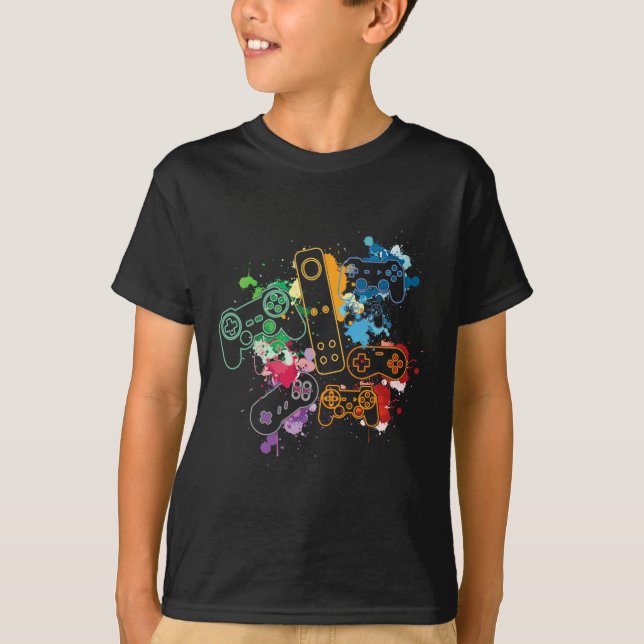 Control All Things With The Video Game Controller  T-Shirt (Front)