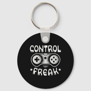 Control Freak - Funny Gaming Video Games Gamer Key Ring