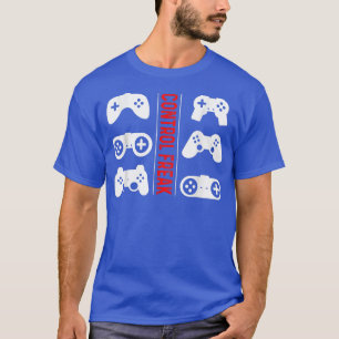Control Freak Gaming Pc Console Video Games Comput T-Shirt