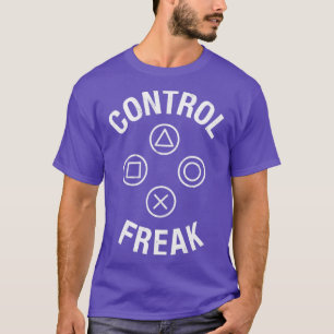 Control Freak Video Game Console Controller Button T-Shirt