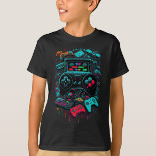 Control Gamer Video Game Controller 14 T-Shirt