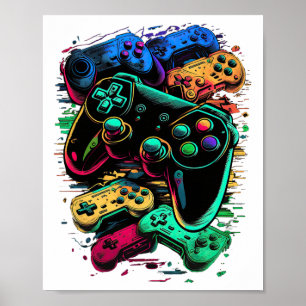 Control Gamer Video Game Controller 1  Poster