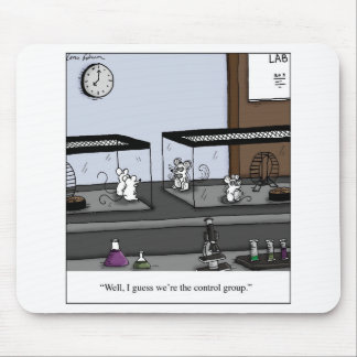 Control Group Lab Mice Cartoon Mouse Pad