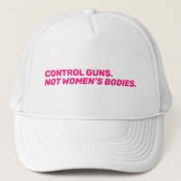 Control guns. Not women’s bodies. Hot pink modern 