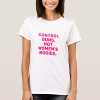 Control guns Not women’s bodies hot pink white