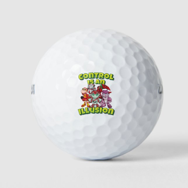 Control Is An Illusion Robot AI Golf Balls (Front)