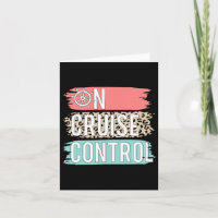 Control On Cruise Leopard Funny Summer Vacation Fa