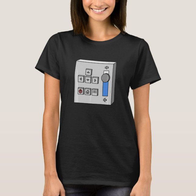 Control Unit Joystick Retro Gamer T-Shirt (Front)