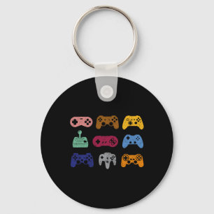 Control Video Game Controller Console Gaming Retro Key Ring