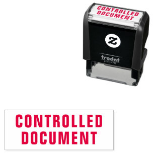 Controlled Document Self-inking Stamp