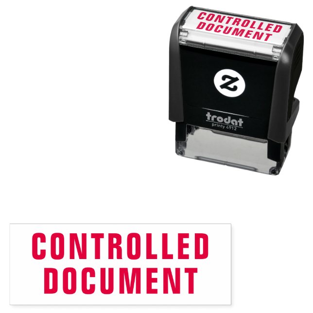 Controlled Document Self-inking Stamp (In Situ)