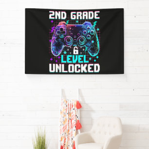 Controller 2nd Grade Level Unlocked First Day Banner