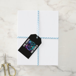 Controller 2nd Grade Level Unlocked First Day Gift Tags