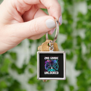 Controller 2nd Grade Level Unlocked First Day Key Ring