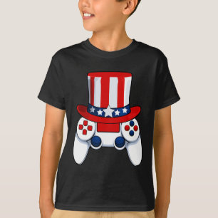 Controller American Hat 4th Of July Usa T-Shirt
