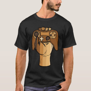 Controller Fist Black History Blm Gaming Gamer 1 T-Shirt