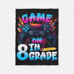 Controller Game On 8th Grade First Day Of School B Fleece Blanket