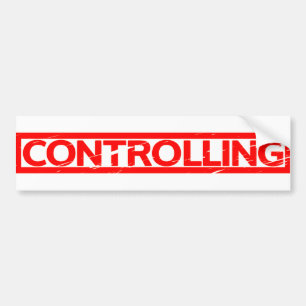 Controlling Stamp Bumper Sticker