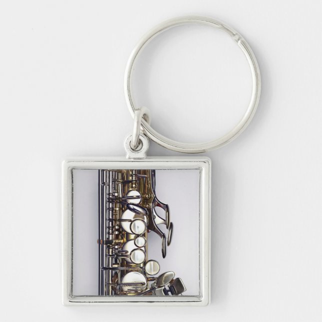 Controls of Saxophone Key Ring (Front)