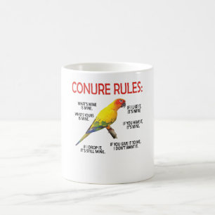 Conure Owner Conure Lover Parrot Bird Sun Conure Coffee Mug
