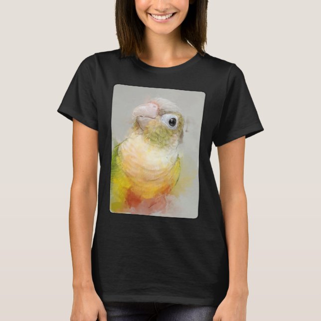 Conure Portrait 12 Animal Bird Wildlife Parrot T-Shirt (Front)