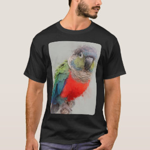Conure Portrait 15 Animal Parrot Wildlife Bird T-Shirt