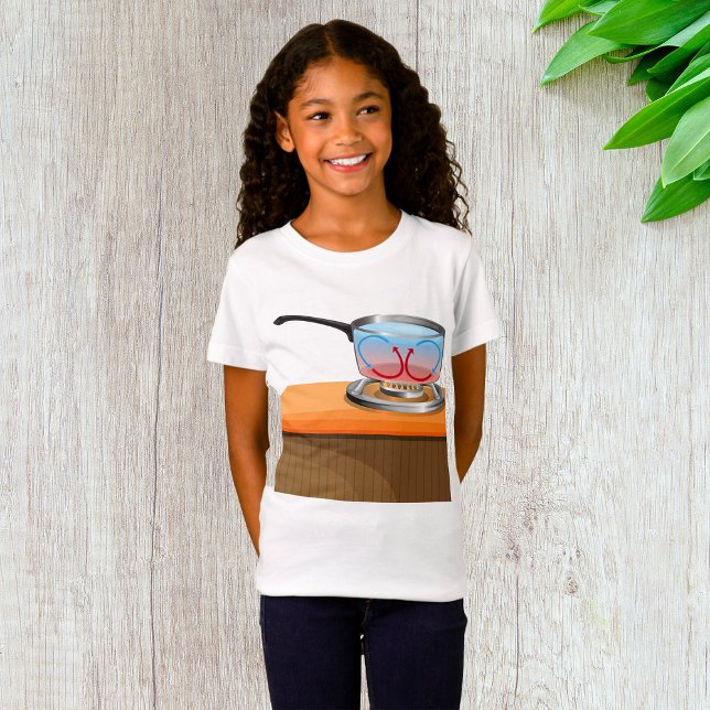 Convection Currents Girls T-Shirt (Creator Uploaded)