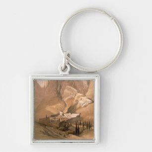Convent of St. Catherine with Mount Horeb, Februar Key Ring
