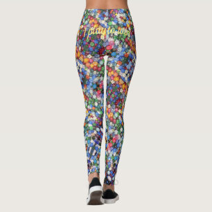 Convention Gaming Dice Comfortable "play to win" Leggings