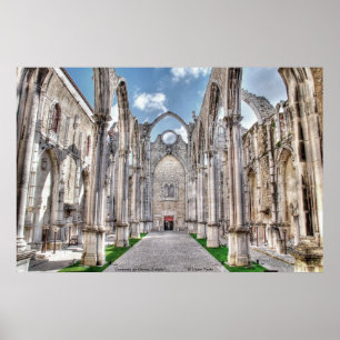 Convento do Carmo, Lisbon Poster