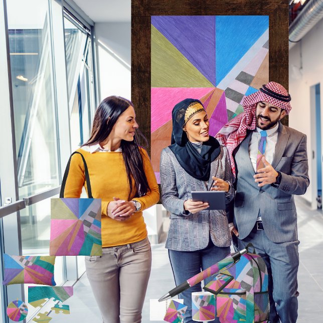 "Converge" Tapestry (Get the full “Converge” collection at: https://bit.ly/SmartArtIIZazzle. )