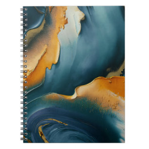 Convergence – Abstract Fields Of Motion And Gold Notebook